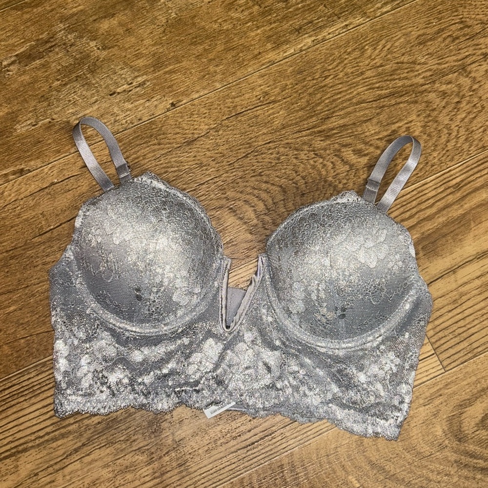 Silver bralette size small